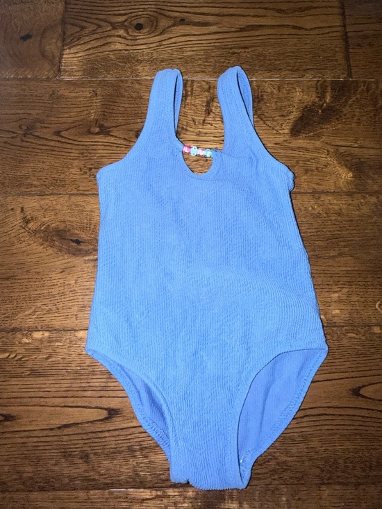 Zara Other - Zara Blue Toddler Swimsuit with Beads Size 2